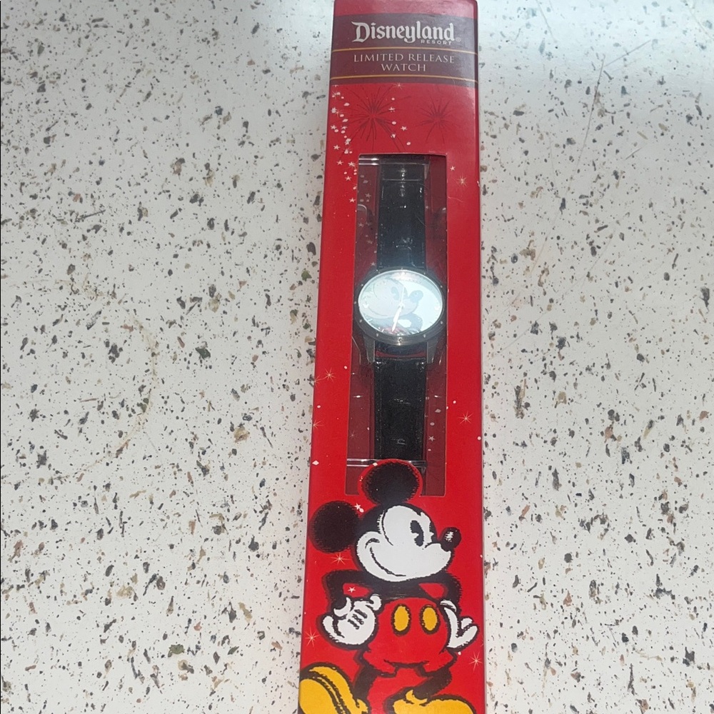 Disney Black and Red Mickey Mouse Watch